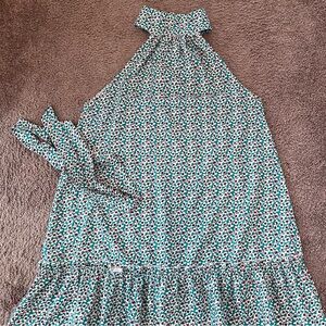 Amellia Chocker Sleeveless Dress Sz L NWT